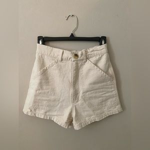 Mollusk high-waisted painter shorts